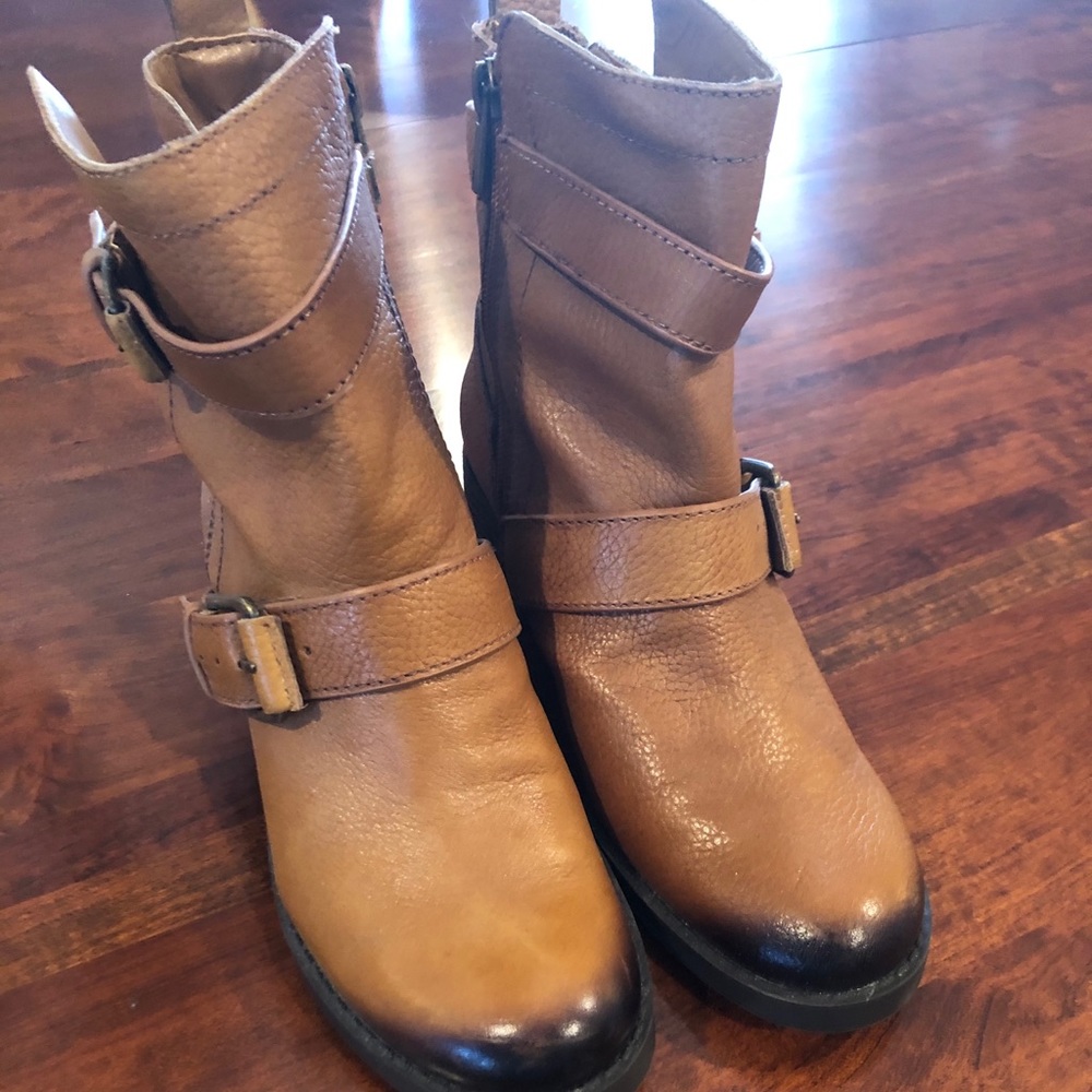 Lucky Brand Brown Leather Boots